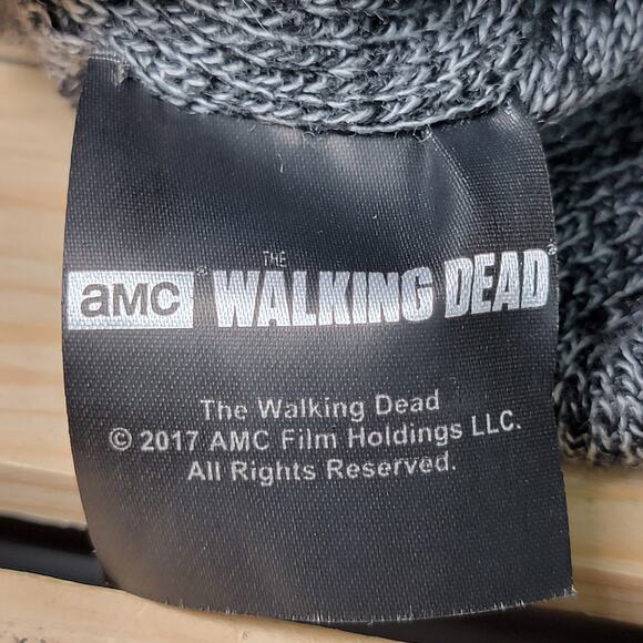 The Walking Dead Dark Grey Knit Beanie w/ DIXON MC Patch - Picture 5 of 5